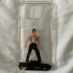 clear travis scott iphone 12 case 🖤